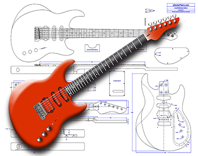 eguitarplans.com blog: There's No Substitute For Red!